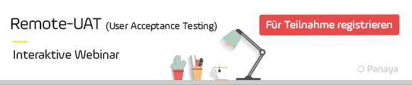 Remote-UAT (User Acceptance Testing) Interaktives Webinar