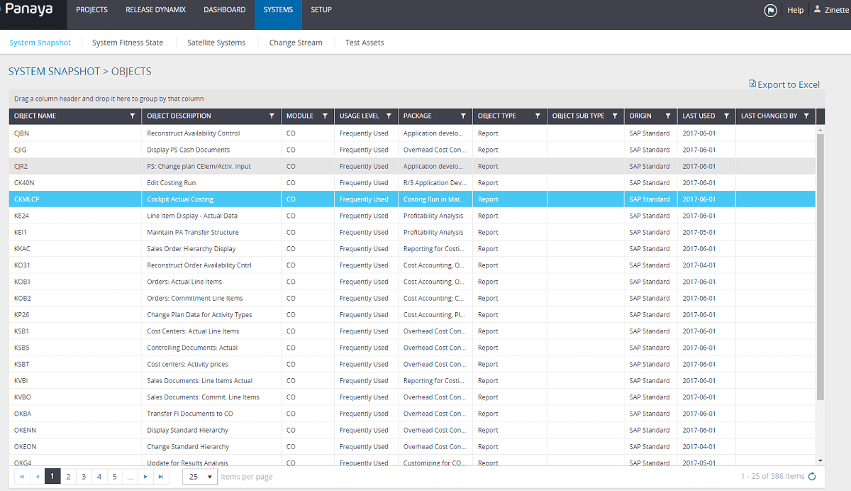 Example of object to custom