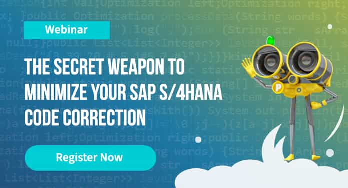 The secret weapon to minimize your SAP S/4HANA code correction