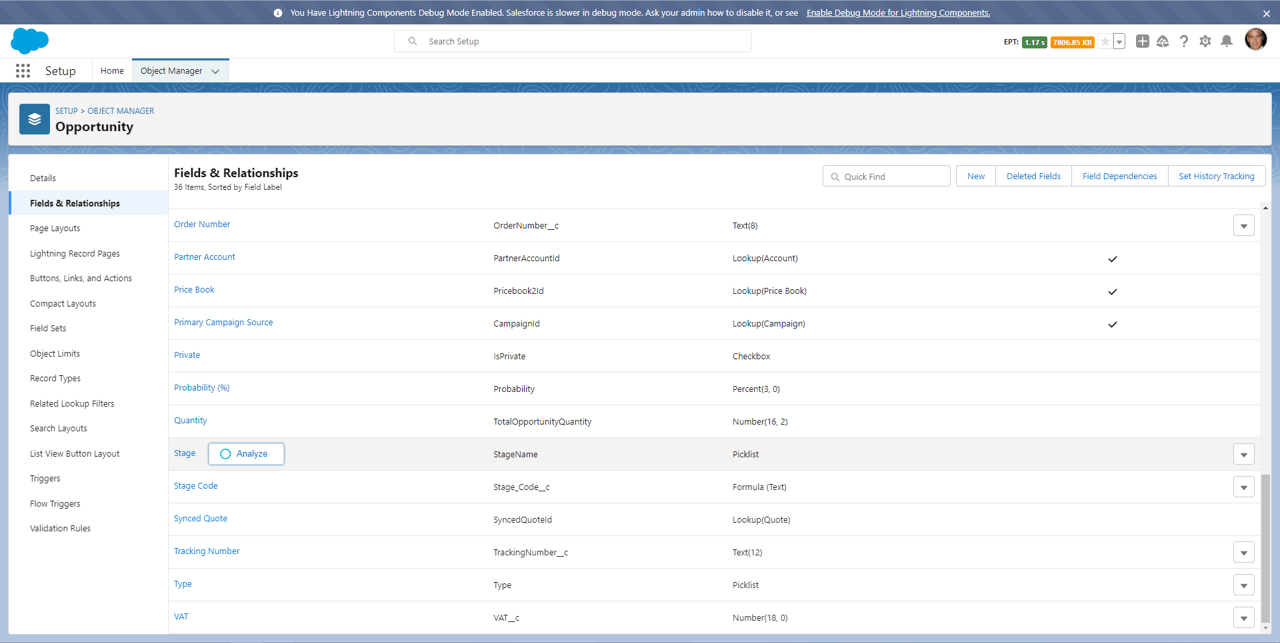 Quickly Analyze Salesforce Components Screenshot