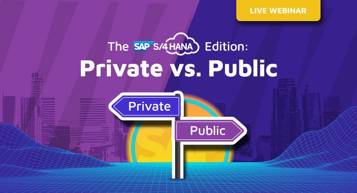 The SAP Edition: Private vs. Public